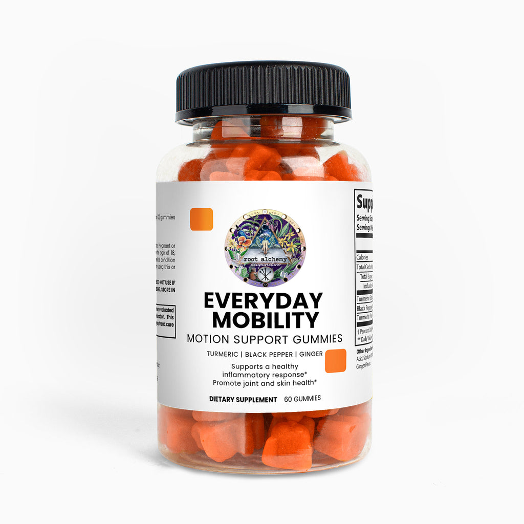 Everyday Mobility: Motion Support Gummies with Turmeric, Black Pepper & Ginger