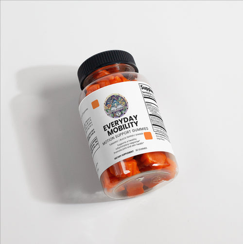 Everyday Mobility: Motion Support Gummies with Turmeric, Black Pepper & Ginger