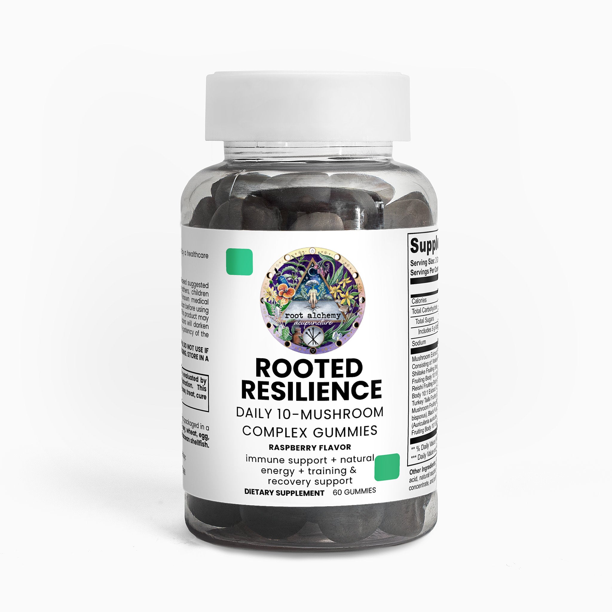 Rooted Resilience: Daily 10-Mushroom Complex Gummies