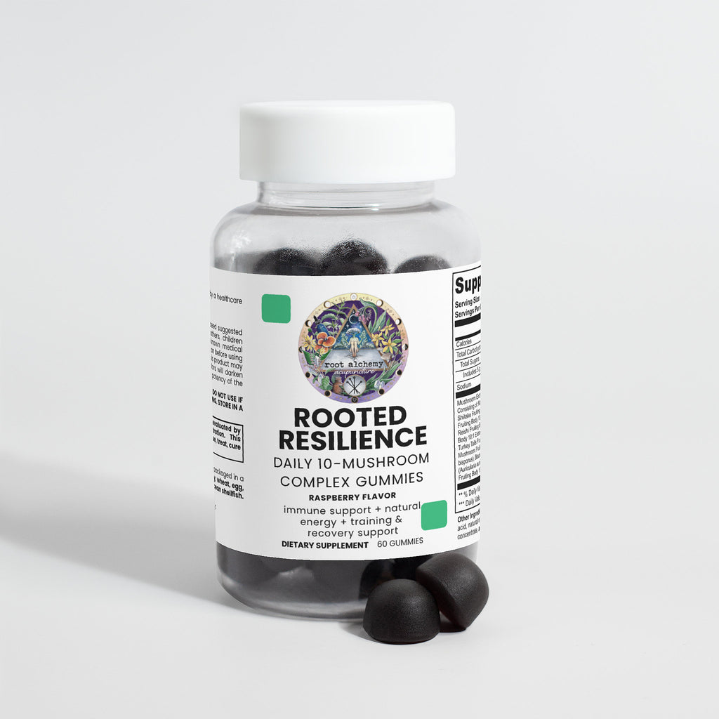 Rooted Resilience: Daily 10-Mushroom Complex Gummies