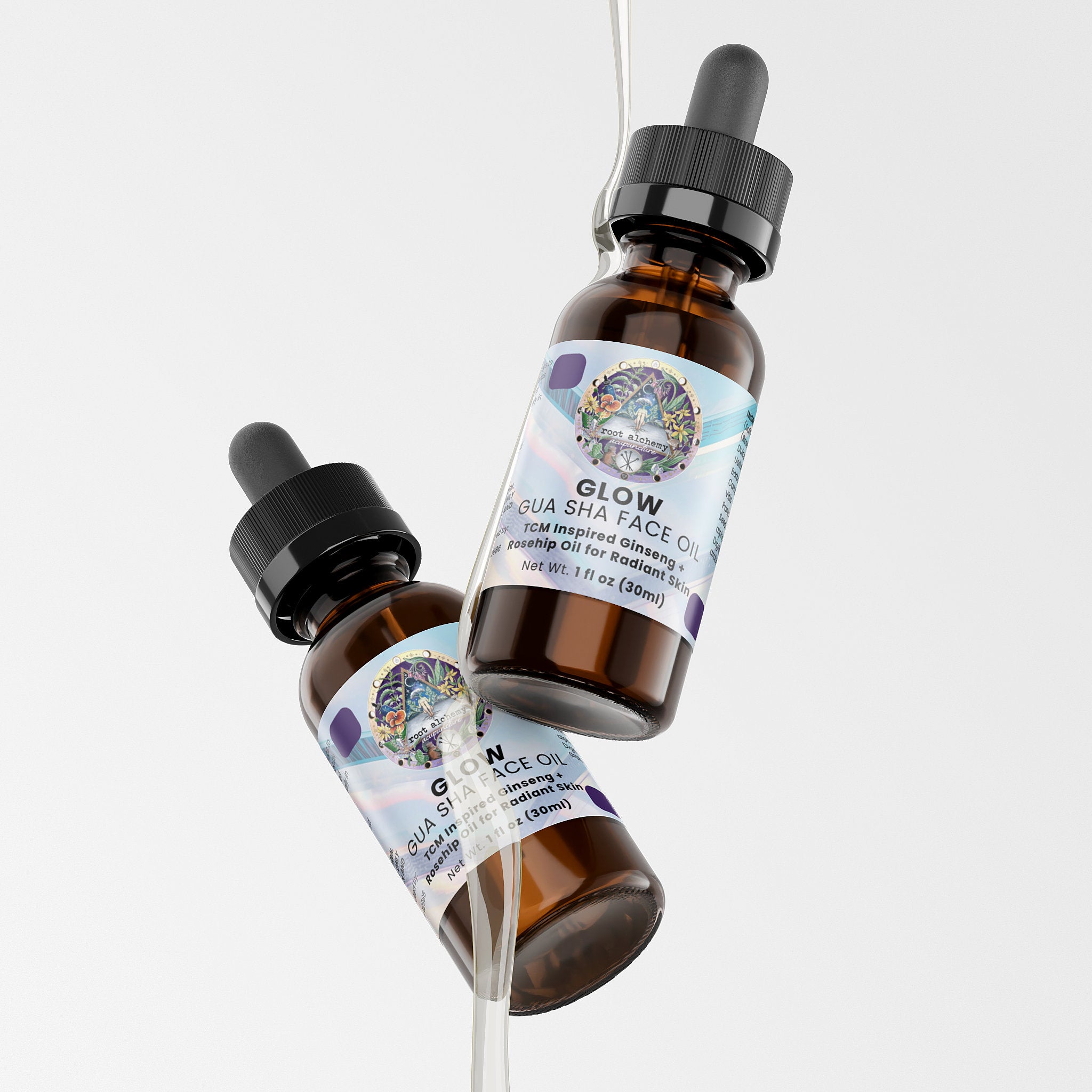 GLOW Gua Sha Face Oil: A TCM Inspired Ginseng + Rosehip Oil for Radiant Skin