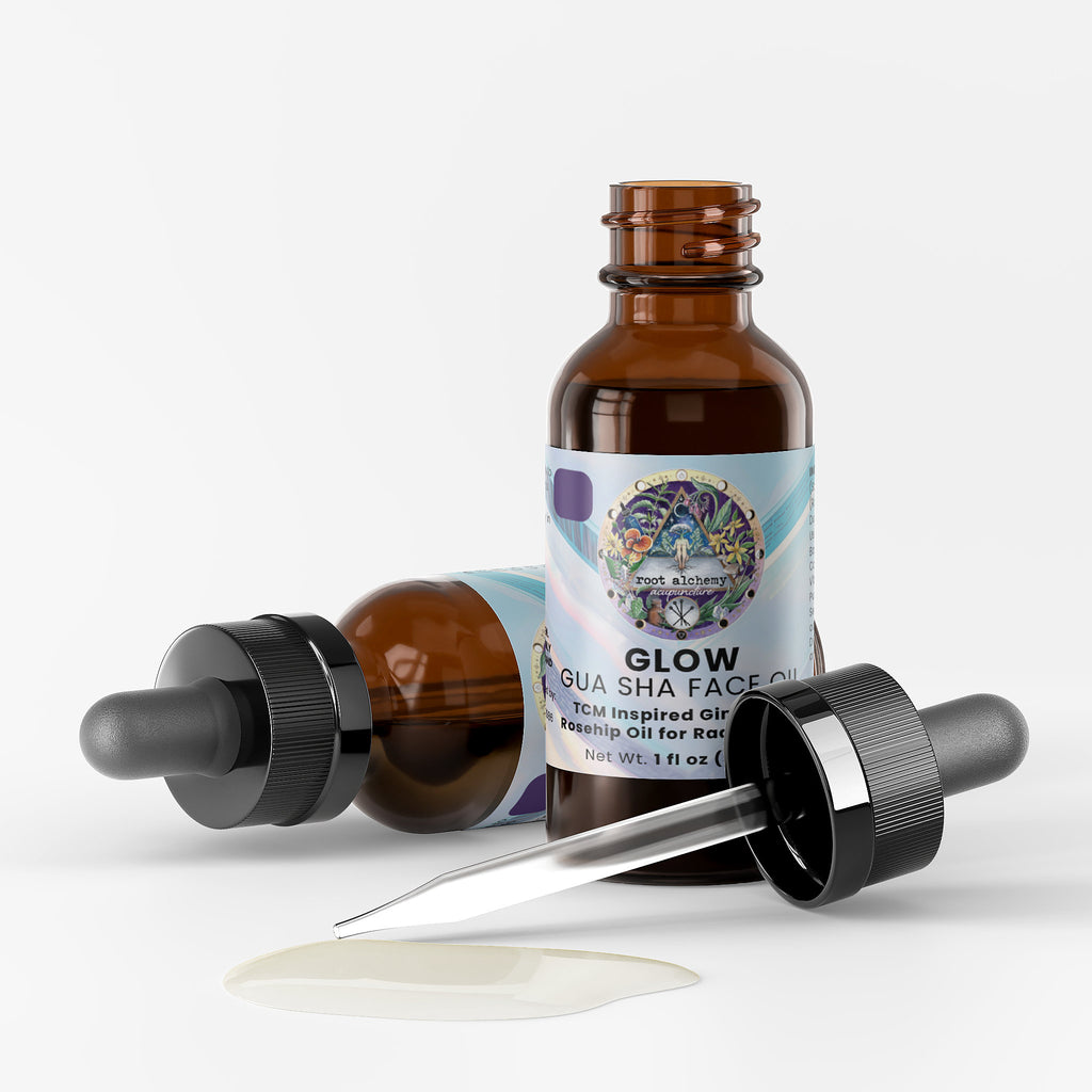 GLOW Gua Sha Face Oil: A TCM Inspired Ginseng + Rosehip Oil for Radiant Skin