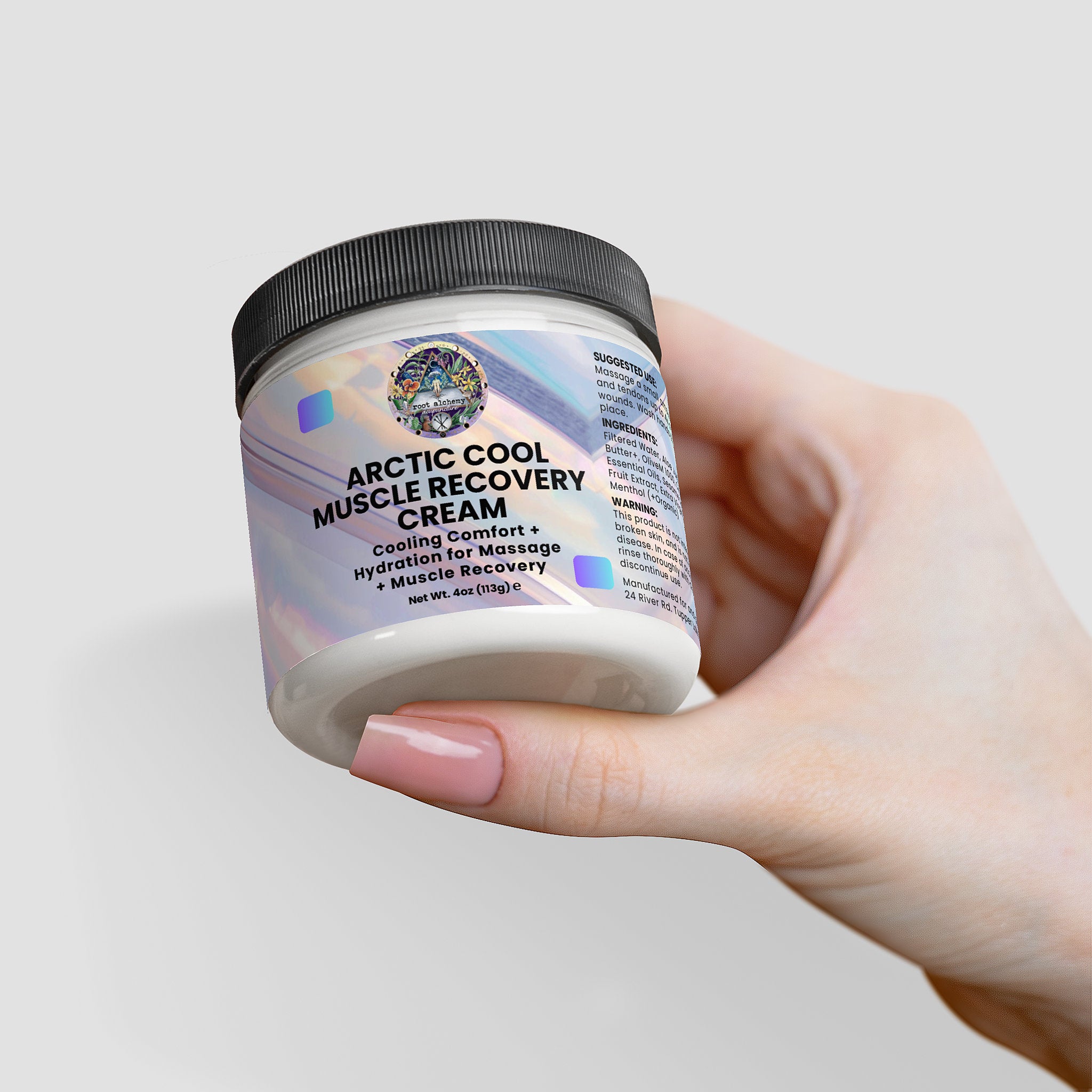 Arctic Cool Muscle Recovery Cream: Cooling Comfort + Hydration for Massage  + Muscle Recovery