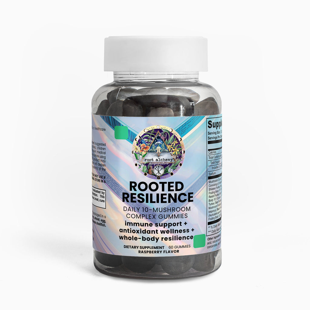 Rooted Resilience: Daily 10-Mushroom Complex Gummies for Immune Support, Antioxidant Wellness and Whole-Body Resilience