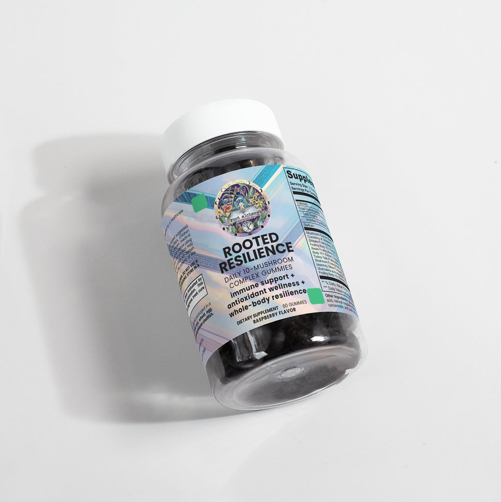 Rooted Resilience: Daily 10-Mushroom Complex Gummies for Immune Support, Antioxidant Wellness and Whole-Body Resilience