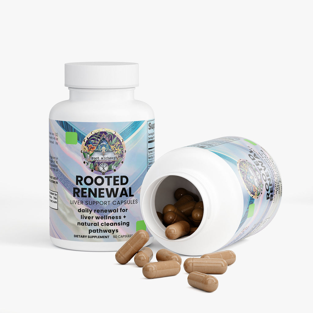 Rooted Renewal Liver Support Capsules: Daily Renewal for Liver Wellness + Natural Cleansing Pathways