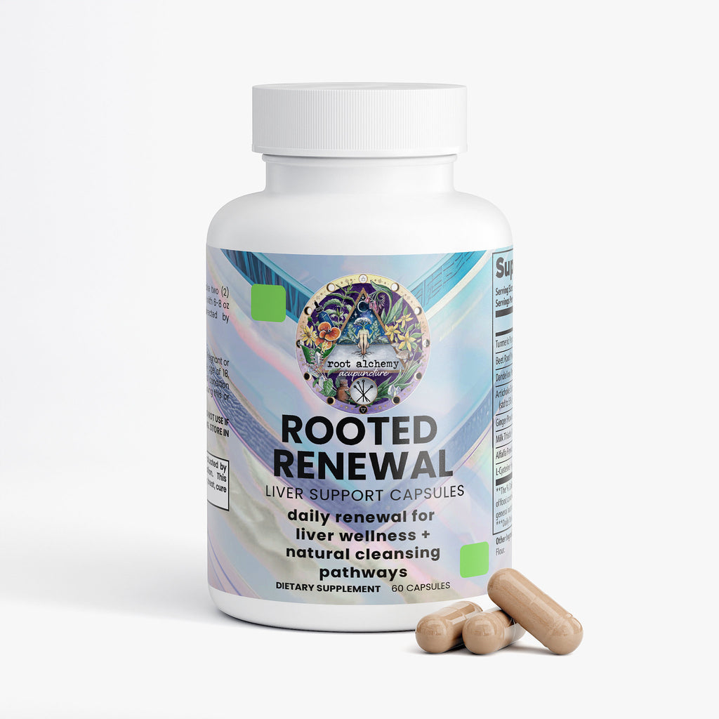 Rooted Renewal Liver Support Capsules: Daily Renewal for Liver Wellness + Natural Cleansing Pathways