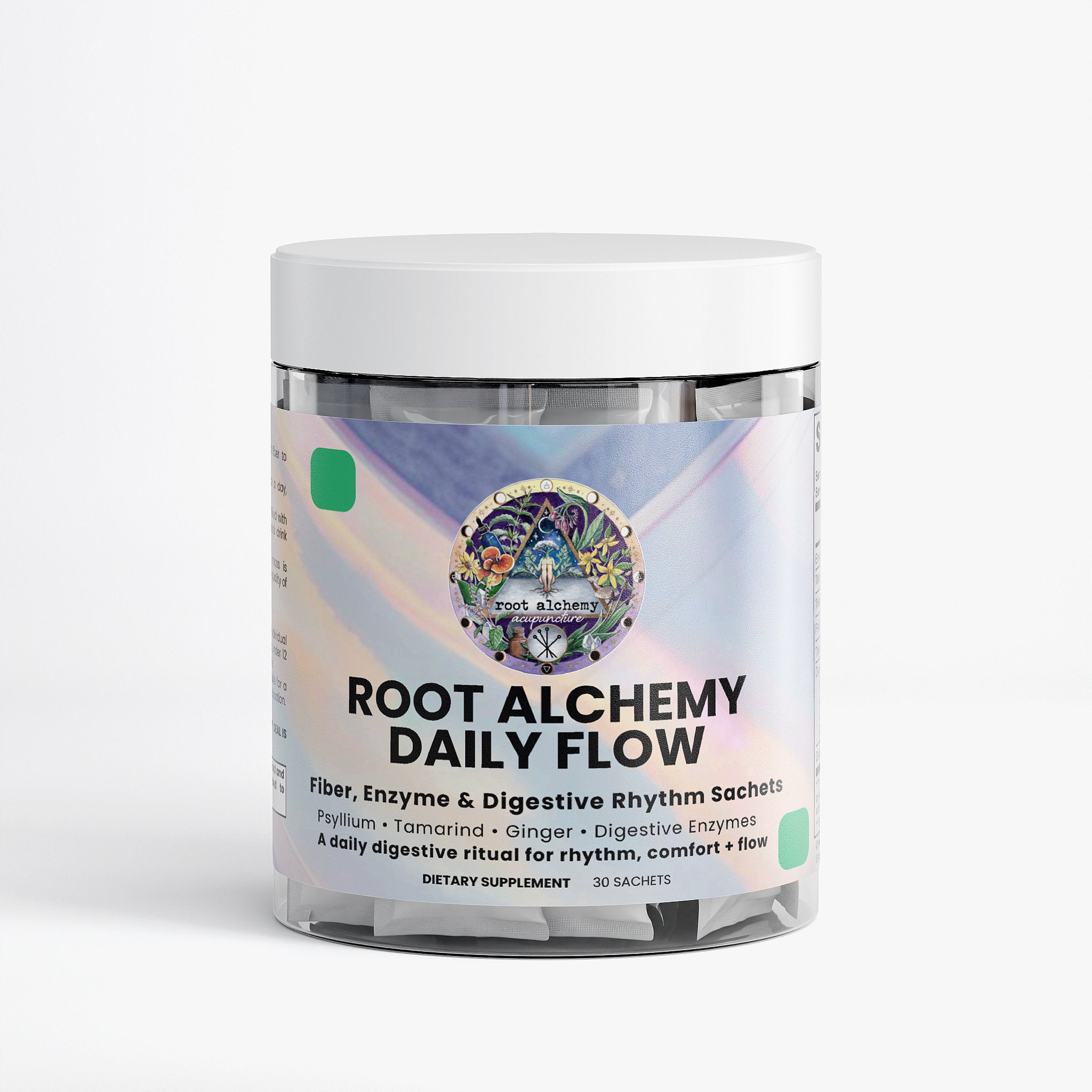Root Alchemy Daily Flow: Fiber, Enzyme + Digestive Rhythm Sachets