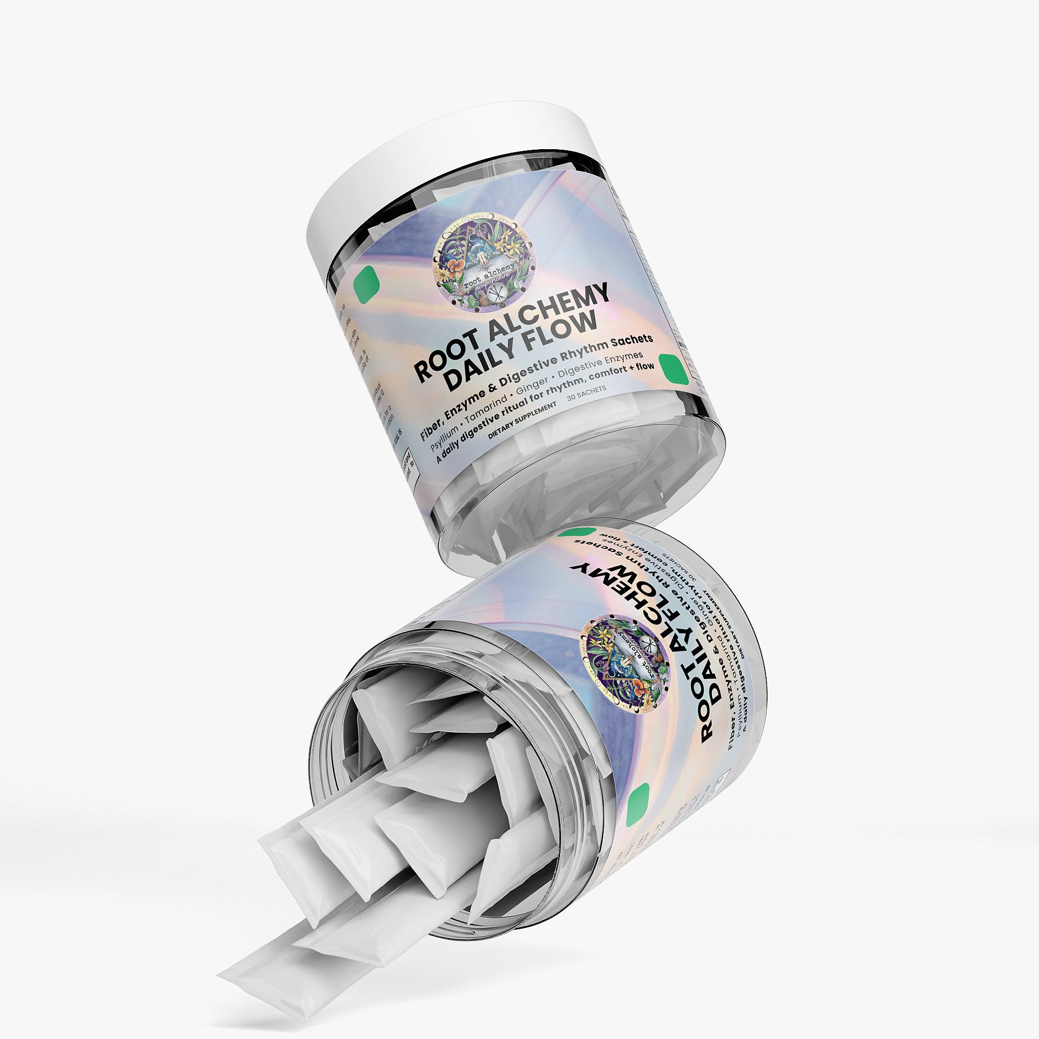 Root Alchemy Daily Flow: Fiber, Enzyme + Digestive Rhythm Sachets