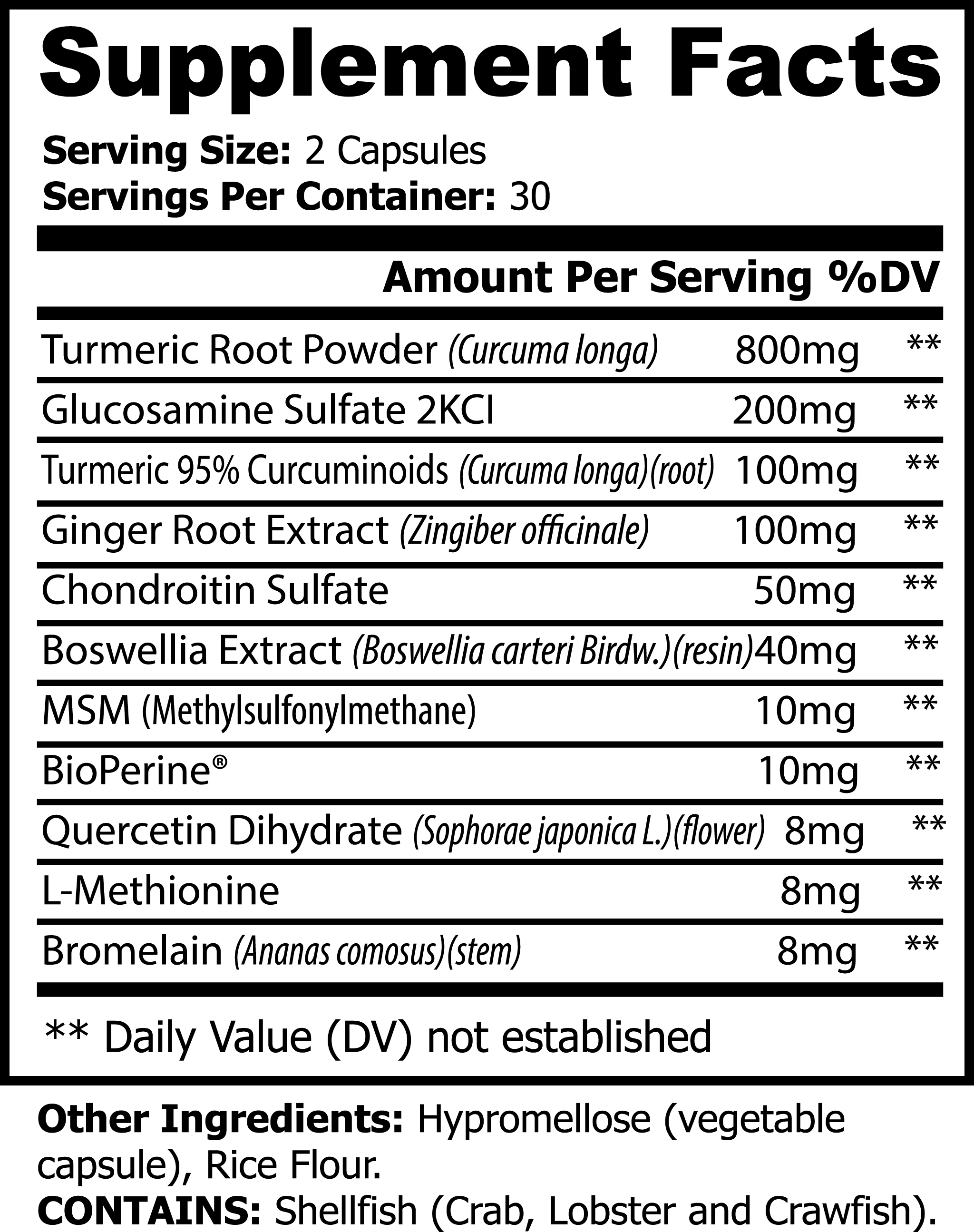 UNBOUND Intensive Joint Support + Rebuild Formula